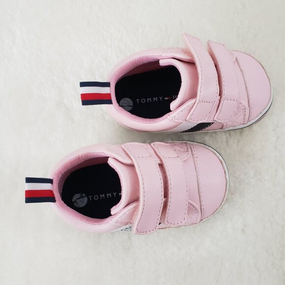 Tommy Hilfiger Pink Runners/Shoes Girl Toddler Size 2 - Picture 7 of 9